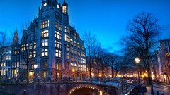 Bridge Amsterdam Europe Netherlands City urban