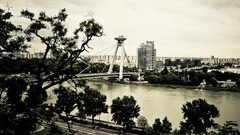 Bridges architecture buildings rivers cityscapes slovakia 