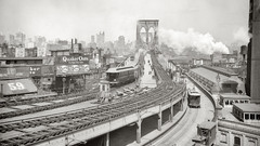 Bridges brooklyn bridge railroad
