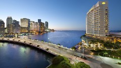 Bridges buildings cityscapes