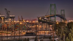 Bridges piers cityscapes