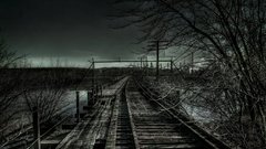 Bridges railroad tracks abandoned