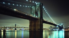 Bridges rivers cityscapes brooklyn bridge