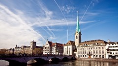 Bridges rivers cityscapes skyscapes towns oldtown