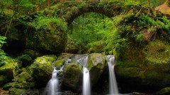 Bridges streams waterfalls