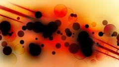 Bright abstract circles stripes blurred multicolor