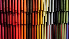 Bright Clothing Candles lines Wax tubes