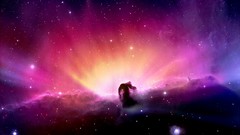 Bright explosion Horsehead Nebula