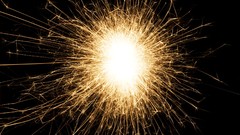 Bright lights sparks sparkles digital art