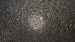 Bright white water drops