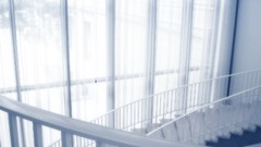 Bright windows modern architecture stairways