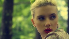 Bright woman Scarlett Johansson Actress lipstick blondes