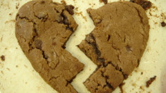 Broken chocolate food cookies
