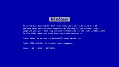 Broken error microsoft windows Blue Screen of Death