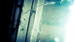 Broken glass minimalistic broken