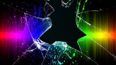 Broken screen broken glass