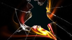 Broken screen broken glass