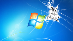 Broken screen microsoft windows