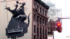 Brooklyn street Art Bansky