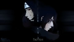 Brothers water drops uchiha sasuke sharingan uchiha itachi dark 