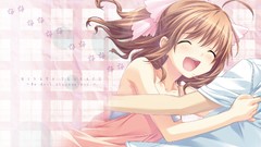 Brown anime girls mai Hinata Terrace