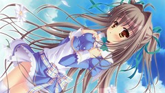 Brown anime girls seifuku hinamatsuri touko