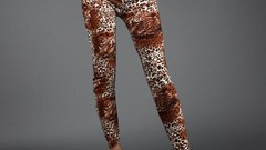 Brown Emma pants designer leggings