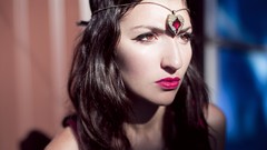 Brown eyes brunettes