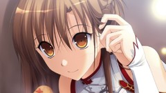 Brown eyes brunettes sword art online yuuki asuna