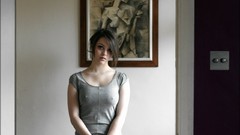 Brown eyes nipples through