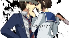 Brown school uniforms short hair Danshi Koukousei no Nichijou