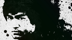 Bruce Lee artwork splatters