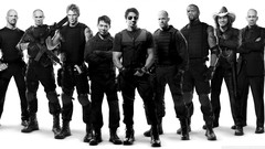 Bruce Willis Mickey Rourke the expendables jason statham jet li 