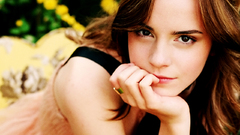 Brunette Celebrity Emma Watson