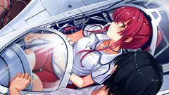 Brunettes Aircraft redheads red