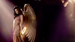 Brunettes angels woman wings