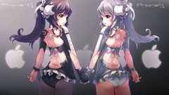 Brunettes apple inc long