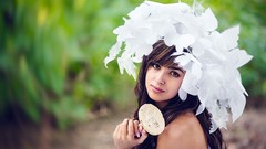 Brunettes bangs jailbait