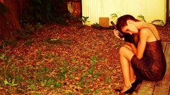 Brunettes beers woman sitting