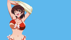 Brunettes bikini Kamen No