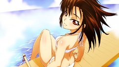 Brunettes bikini mahou sensei