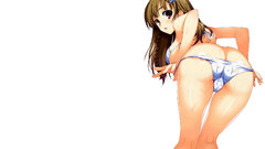 Brunettes bikini soft shading