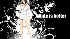 Brunettes black white Flowers