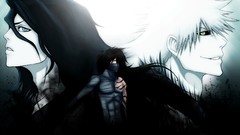 Brunettes bleach kurosaki ichigo mugetsu zangetsu Hollow Ichigo