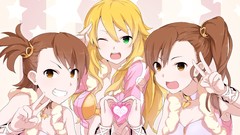 Brunettes blondes cleavage brown