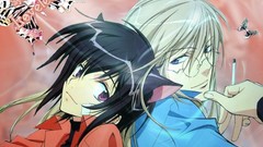 Brunettes blondes glasses nekomimi