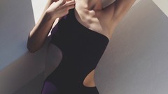 Brunettes blondes legs boobs