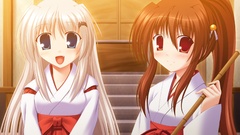 Brunettes blondes miko Japanese