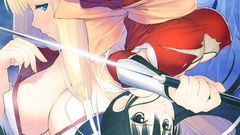 Brunettes blondes nipples boobs