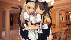 Brunettes blondes tails tony